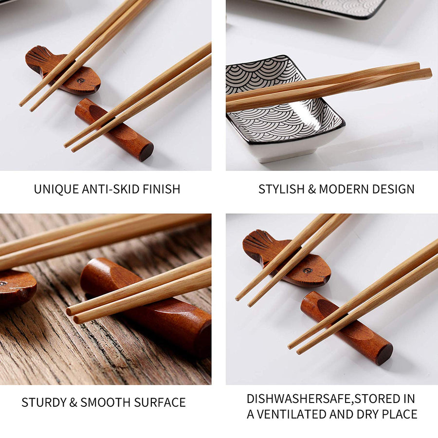 Japanese Hashimoto Chopsticks Set of 8 Pairs Chopsticks & Cutlery Set - product detail view from Japanese Kitchen Supply