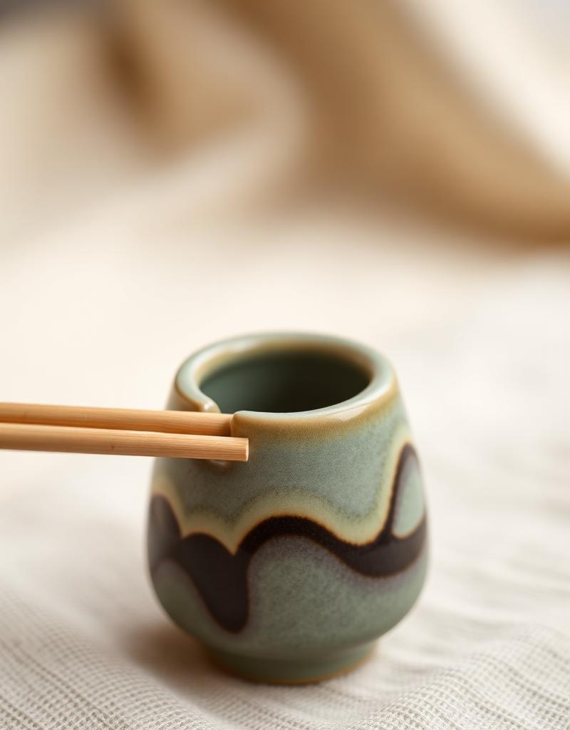 Japanese Honancho Chopsticks & Holders Set of 4 Chopsticks & Cutlery Set - close-up detail from Japanese Kitchen Supply
