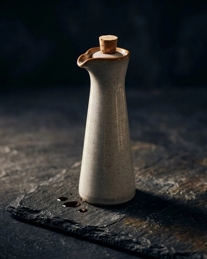 Japanese Hoshi Ceramic Sauce Dispenser - Tabletop Bottle for Soy Sauce - main product image from Japanese Kitchen Supply