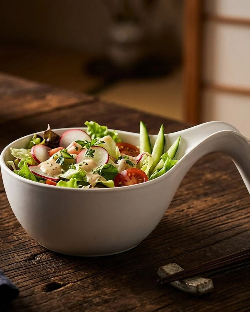 Japanese Hyogo Melamine Salad Bowl - product detail view from Japanese Kitchen Supply