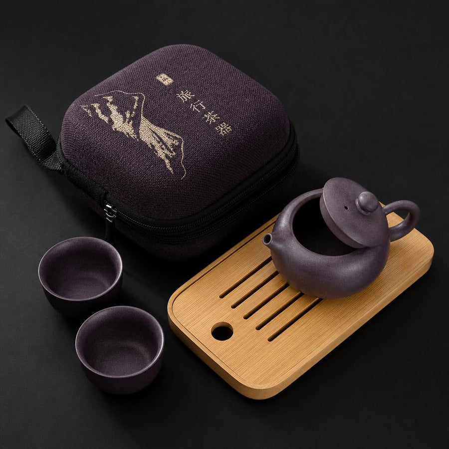Japanese Ikuta Travel Tea Set - alternate angle from Japanese Kitchen Supply