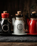 Japanese Ima Ceramic Sauce Dispenser – Tabletop Bottle for Soy Sauce