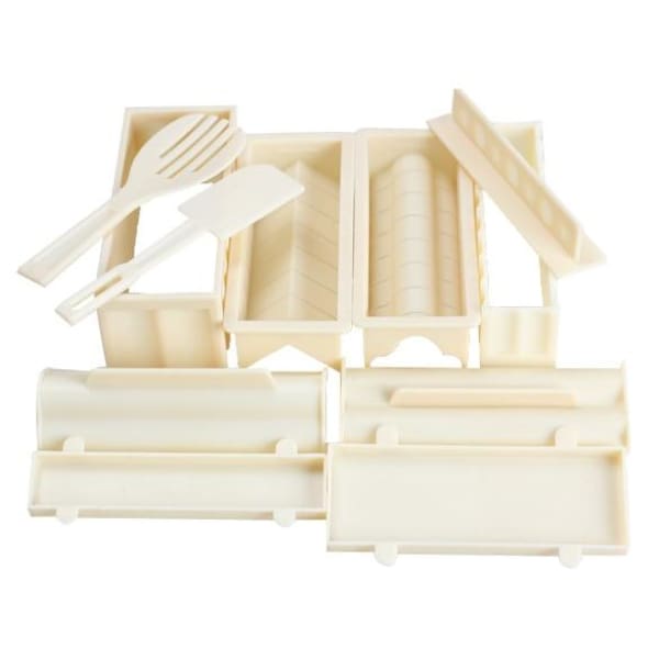 Japanese Iwate Plastic Sushi Roller and Mold Set - product detail view - Japanese sushi plate for sashimi and serving from Japanese Kitchen Supply