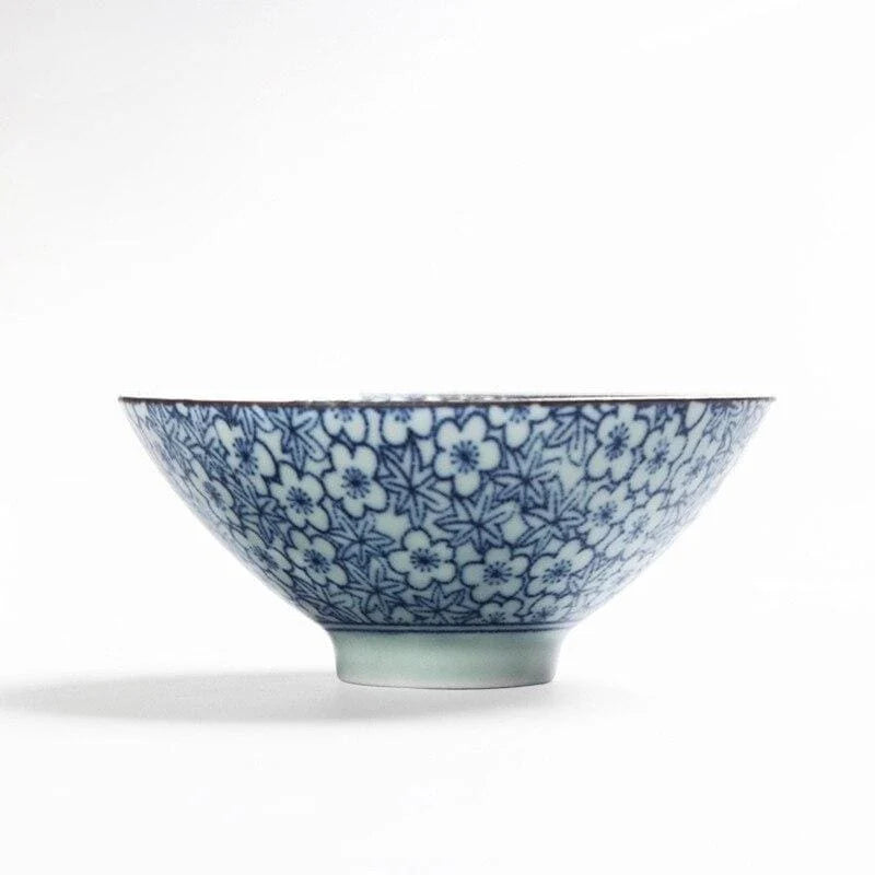 Japanese Jin Hand-Painted Porcelain Teacup - product detail view from Japanese Kitchen Supply