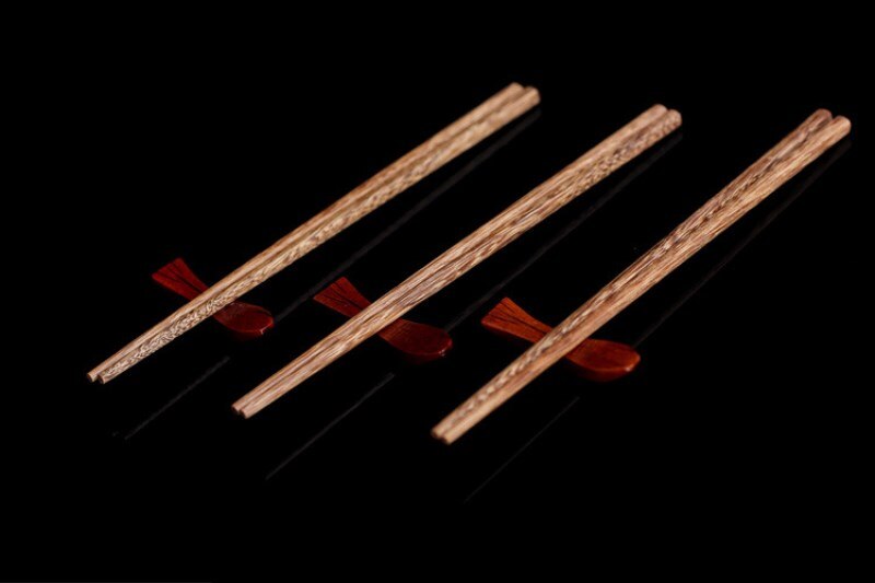 Japanese Kanagawa Cooking Chopsticks Set of 5 Pairs Chopsticks & Cutlery Set - alternate angle from Japanese Kitchen Supply