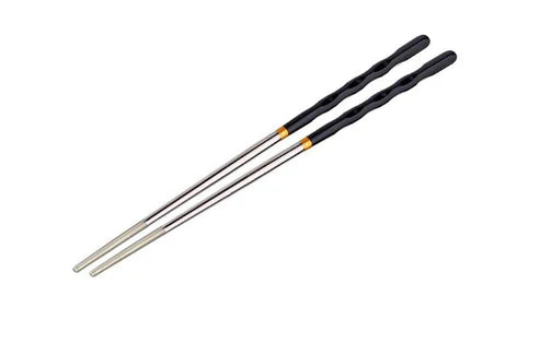 Japanese Kanagawa Stainless Steel Chopsticks Set of 5 Chopsticks & Cutlery Set - 5 Pairs Black from Japanese Kitchen Supply