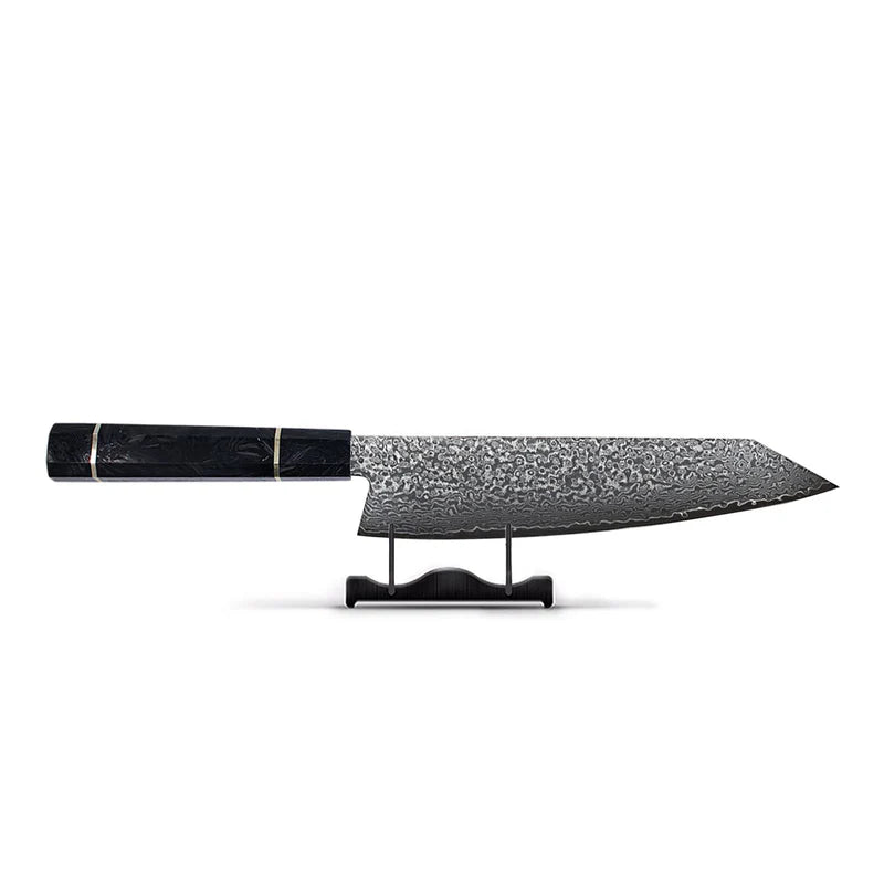 Japanese Kiritsuke Octagons Damascus Knife 23 cm, Style 1