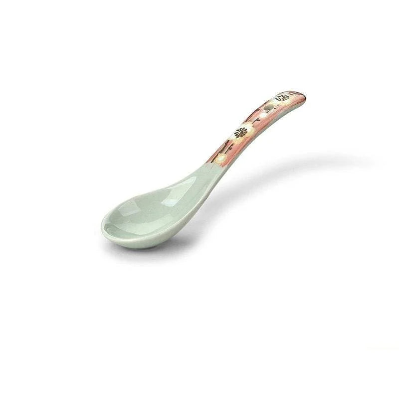 Japanese Kumejima Ceramic Spoon - Soup, Ramen & Dessert Spoon - main product image from Japanese Kitchen Supply