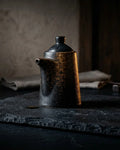 Japanese Kurou Ceramic Sauce Dispenser – Tabletop Bottle for Soy Sauce