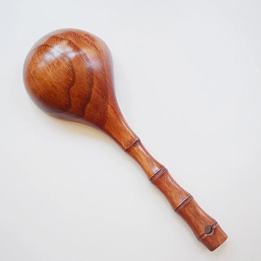 Japanese Kuze Soup Spoon - Spoon for Ramen, Noodles & Broth - product detail view from Japanese Kitchen Supply