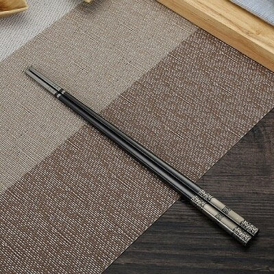 Japanese Metal Chopsticks Shirasawanum (Pair of 4 Colors) Chopsticks & Cutlery Set - Silvery from Japanese Kitchen Supply