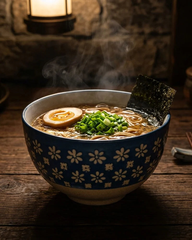 Japanese Miki Ceramic Donburi Bowl - 4 Models - alternate angle from Japanese Kitchen Supply