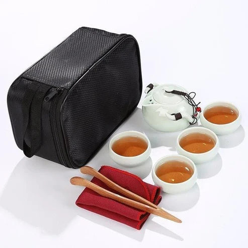 Japanese Minamidaito Travel Tea Set - C from Japanese Kitchen Supply