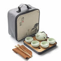Japanese Minamidaito Travel Tea Set