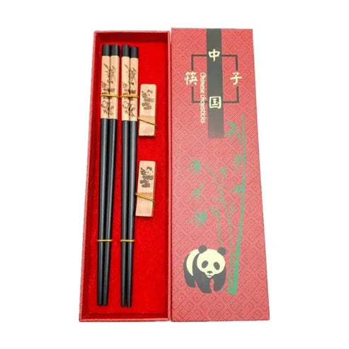 Japanese Minato Portable Chopsticks Set of 2 Chopsticks & Cutlery Set - product detail view from Japanese Kitchen Supply