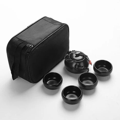 Japanese Miyakejima Travel Tea Set - 4 cup 2 from Japanese Kitchen Supply