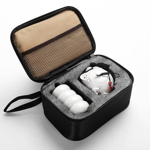Japanese Miyakejima Travel Tea Set - 4 cup 1 from Japanese Kitchen Supply