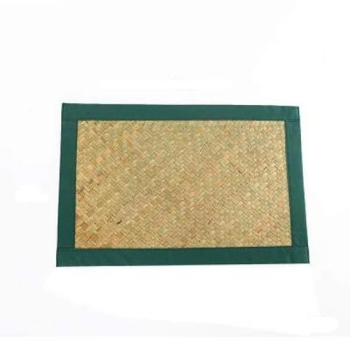 Japanese Miyuki Straw & Cloth Placemat from Japanese Kitchen Supply