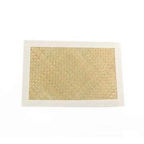 Japanese Miyuki Straw & Cloth Placemat - D from Japanese Kitchen Supply