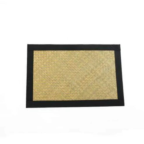 Japanese Miyuki Straw & Cloth Placemat from Japanese Kitchen Supply