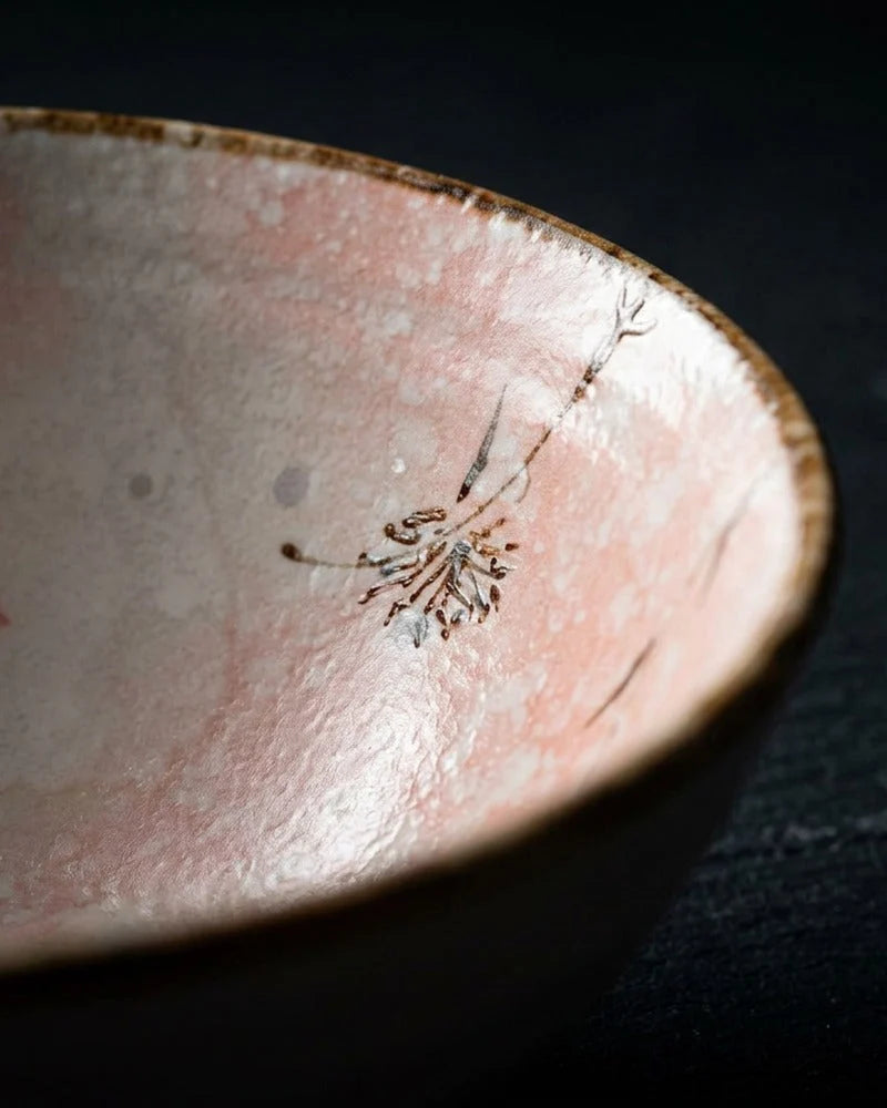 Japanese Mura Porcelain Rice Bowl - close-up detail from Japanese Kitchen Supply