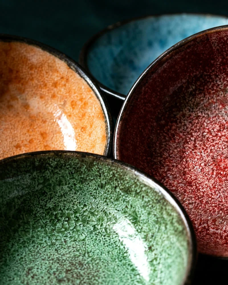 Japanese Nakano Sauce Bowls, Set of 2, 4 Colors, alternate view