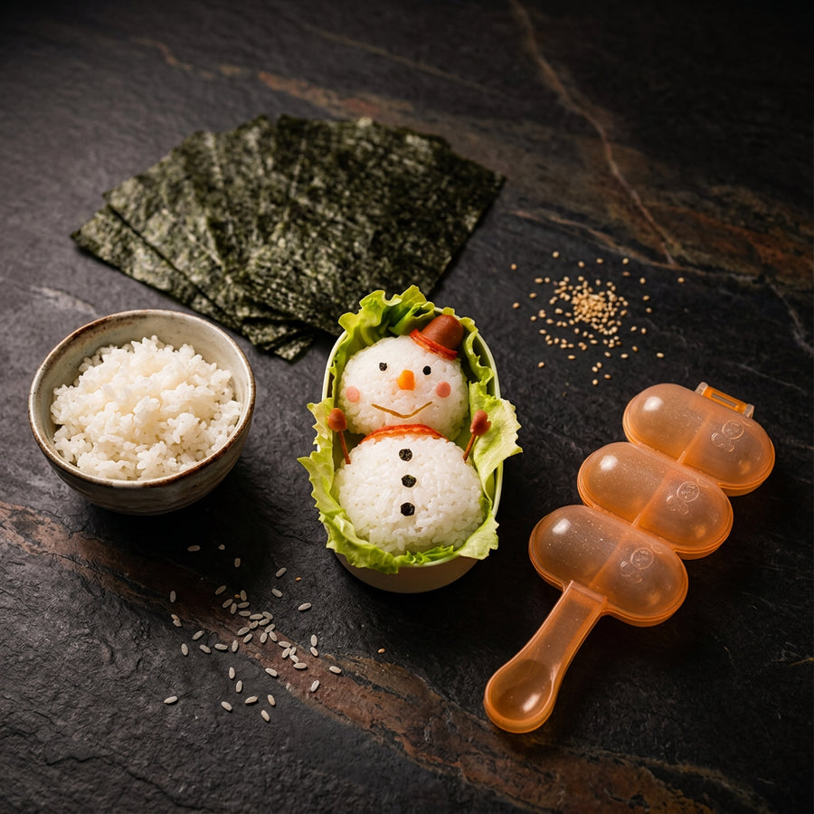 Japanese Nigiri Mold (3 Cavity) - alternate angle from Japanese Kitchen Supply