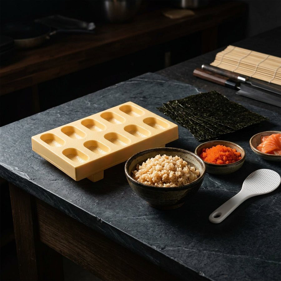 Japanese Nigiri Mold - alternate angle from Japanese Kitchen Supply