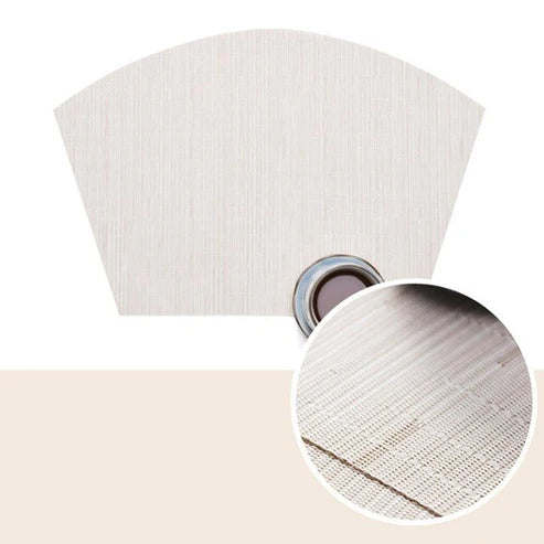 Japanese Nishidai Table Mat PVC Table Mat - Ivory from Japanese Kitchen Supply