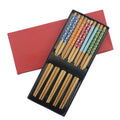 Japanese Osaka Chopsticks Set of 5 Pairs Chopsticks & Cutlery Set