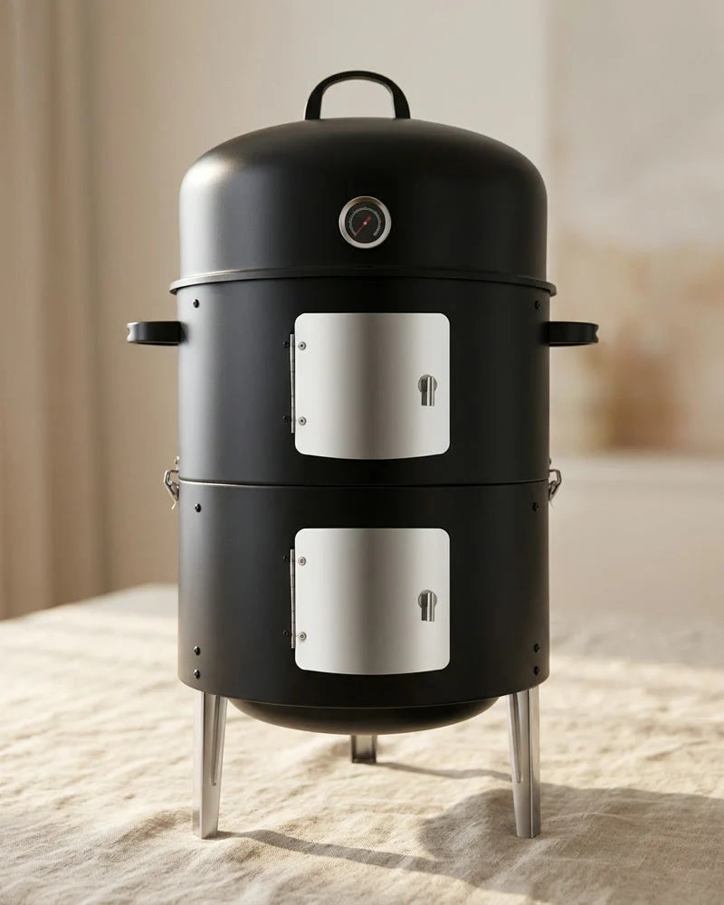 Japanese Sayuri Steel Portable Charcoal Grill, Steel