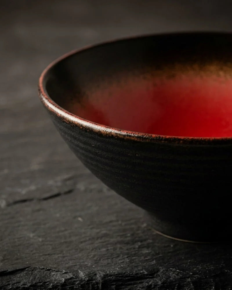 Japanese Shigenobu Ceramic Ramen Bowl - close-up detail from Japanese Kitchen Supply