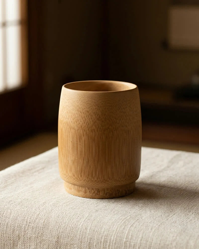 Japanese Shimbashi Bamboo Glass, Biodegradable