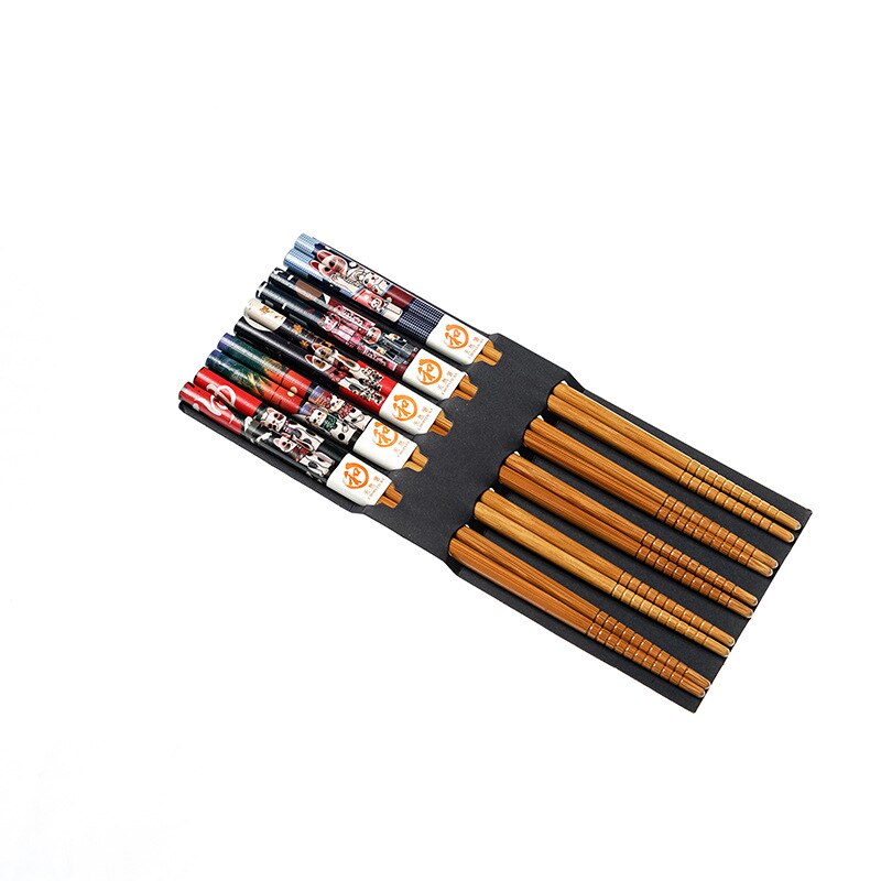 Japanese Shimojima Chopsticks Set of 5 Pairs Chopsticks & Cutlery Set - main product image from Japanese Kitchen Supply