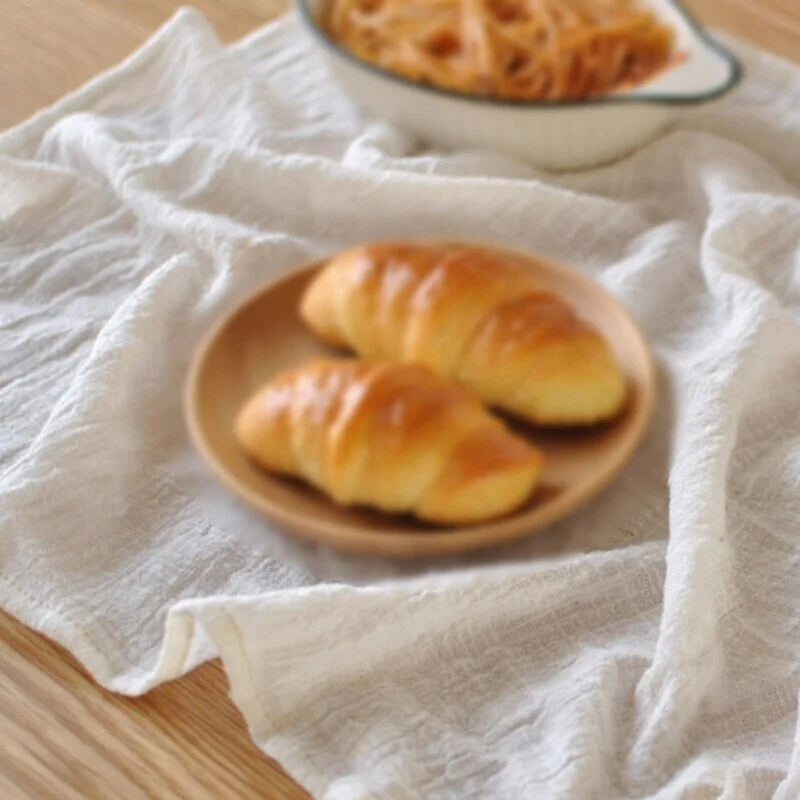 Japanese Shoshinsha Cotton Linen Placemat - Two Colors - product detail view from Japanese Kitchen Supply