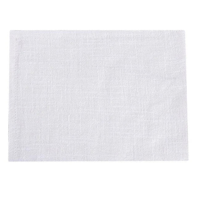 Japanese Shoshinsha Cotton Linen Placemat - Two Colors - Beige from Japanese Kitchen Supply