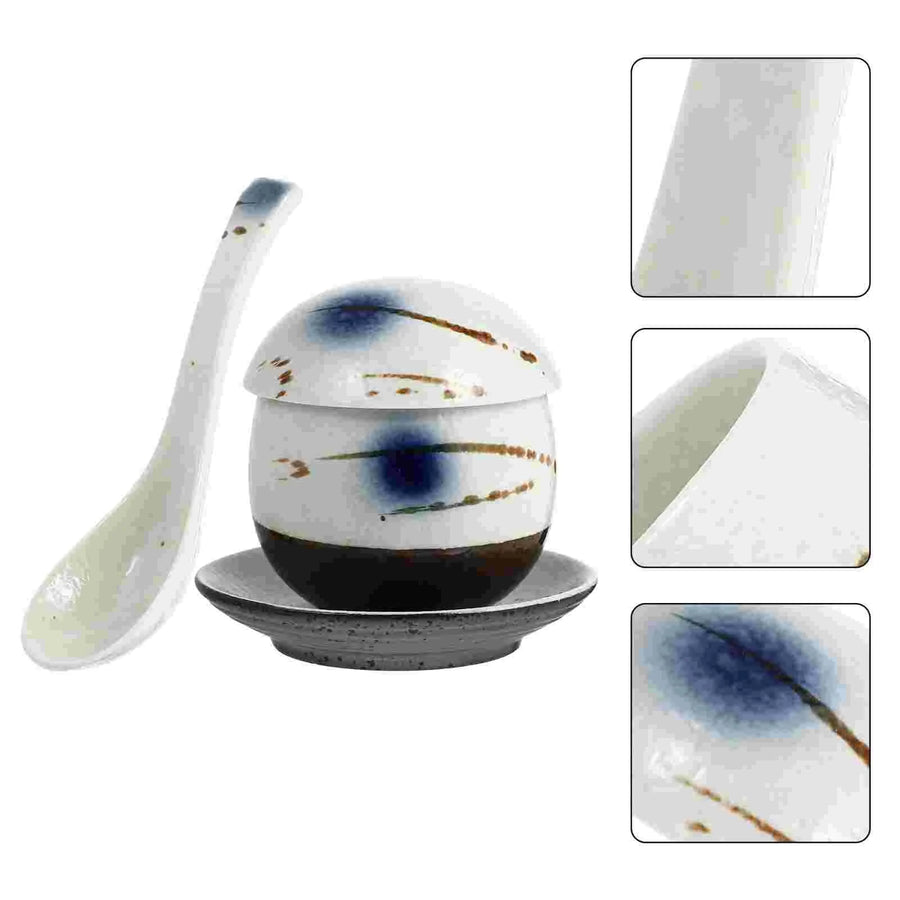 Japanese Suidobashi Soup Bowl with Lid - Lidded Bowl for Soup & Noodles - product detail view from Japanese Kitchen Supply