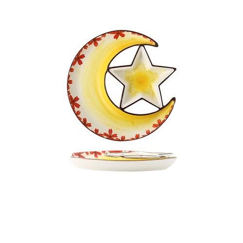 Japanese Sukai Ceramic Sushi Plate with Sauce Bowl - 13 Colors - G from Japanese Kitchen Supply