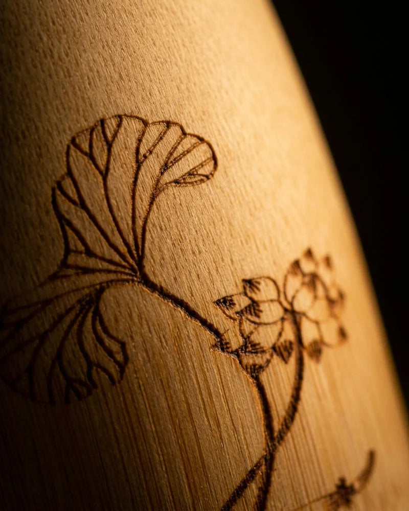 Japanese Takaracho Bamboo Glass, Biodegradable, alternate view