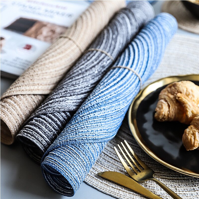 Japanese Takashimadaira Linen Placemat - Two Sizes - product detail view from Japanese Kitchen Supply