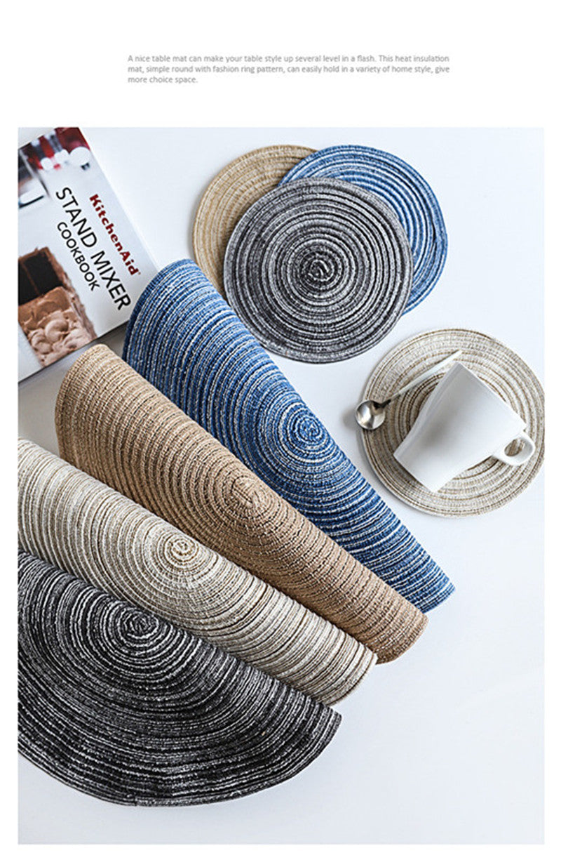 Japanese Takashimadaira Linen Placemat - Two Sizes - product detail view from Japanese Kitchen Supply