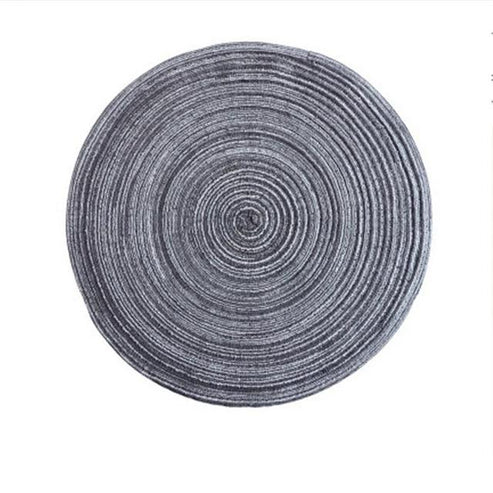 Japanese Takashimadaira Linen Placemat - Two Sizes - Brown - 36 cm (14.2") from Japanese Kitchen Supply