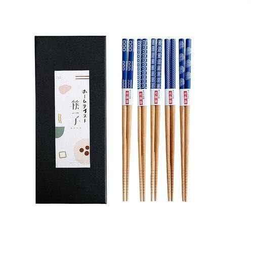 Japanese Yoshino Kumano III Bamboo Chopsticks Set of 5 Chopsticks & Cutlery Set - main product image from Japanese Kitchen Supply