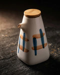 Japanese Yot-tsu Ceramic Sauce Dispenser – Tabletop Bottle for Soy Sauce