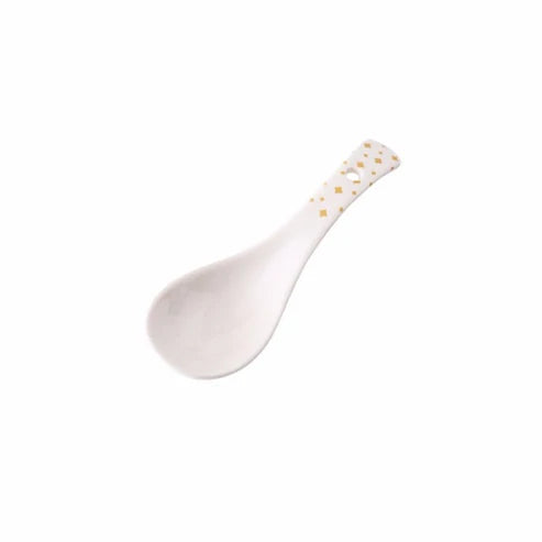 Japanese Yumiko Ceramic Spoon - Soup, Ramen & Dessert Spoon - Black-3 - Japanese ramen bowl for noodles and soup from Japanese Kitchen Supply