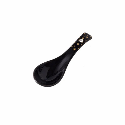 Japanese Yumiko Ceramic Spoon - Soup, Ramen & Dessert Spoon - White-3 - Japanese ramen bowl for noodles and soup from Japanese Kitchen Supply