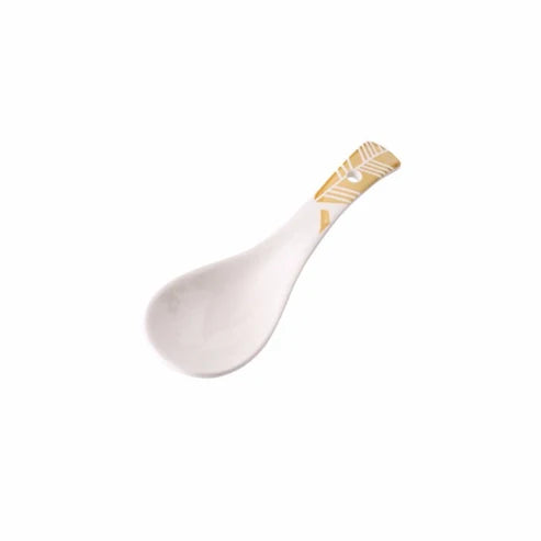 Japanese Yumiko Ceramic Spoon - Soup, Ramen & Dessert Spoon - Black-4 - Japanese ramen bowl for noodles and soup from Japanese Kitchen Supply