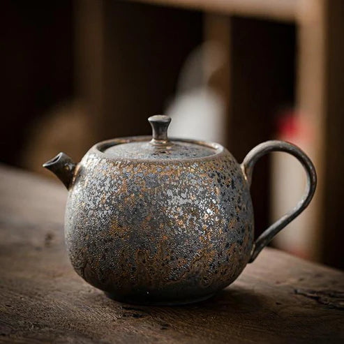 Kagoshima Pottery Japanese Teapot - Loose Leaf Tea Pot - Style 14 from Japanese Kitchen Supply