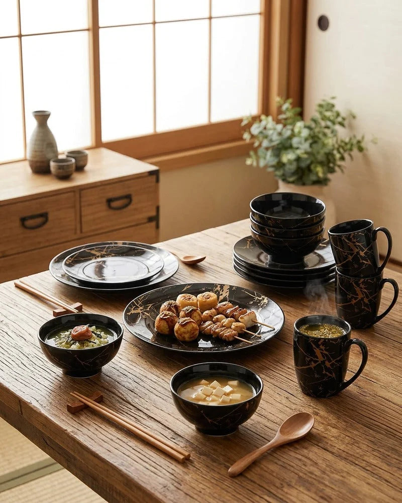 Kanagawa Dinnerware Set lifestyle photo