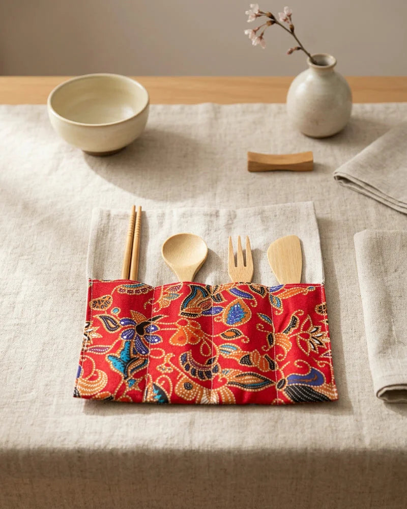 Kinami Bamboo BBQ Cutlery Set product photo
